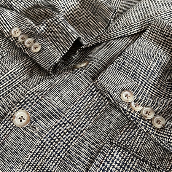 Nordstrom Men’s Blazer Sport Coat Jacket Multi color Plaid Size 38R - Picture 13 of 13